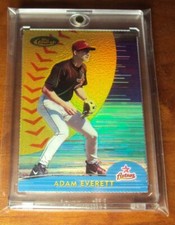 2000 Topps Finest #229 Adam Everett ROOKIE DIE CUT GOLD REFRACTOR (1:288) MINT+