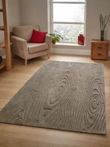 Modern Hand Tufted Brown Area Rug Carpet for Living Room or Kids Room All Sizes. - Picture 1 of 3