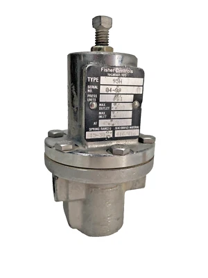 Fisher Controls Type 95H 1/4" NPT Stainless Steel Regulator Valve 15-30psi OUT - Image 1 of 4