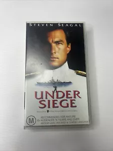 Under Siege VHS Tape Movie 1992 Rated MA15+ Colour PAL Steven Seagal - Picture 1 of 9