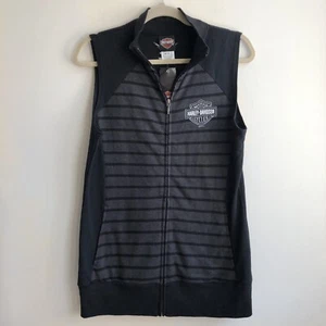 Top Harley Davidson Nuevo con etiquetas Sin mangas Negro Gris New Castle, Pennsylvania - Imagen 1 de 6