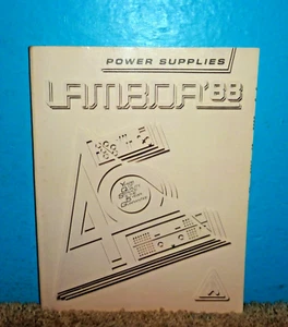 Lambda Power Supply Catalog 1988 Very Good Condition  - Picture 1 of 4
