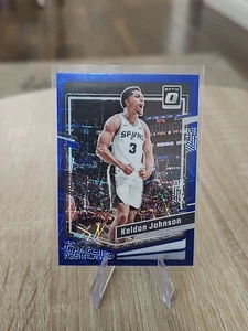 2023-24 Donruss Optic Blue Velocity #112 Keldon Johnson - Picture 1 of 2
