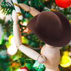  6 Pcs Mini Cowboy Hat Cloth Hats for Crafts House Doll Toys