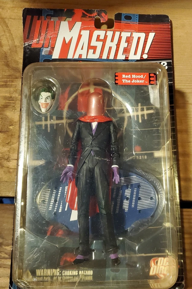 DC Direct Unmasked Secret Files Series 2 Red Hood Joker Action Figure 2006