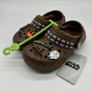 New CROCS Star Wars Chewbacca X wookie shoes Size C12 FREE SHIP - Picture 1 of 6