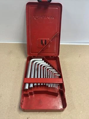 Snap On 15 Piece Allen Hex Key Complete Set .028”-3/8” - Image 1 of 4