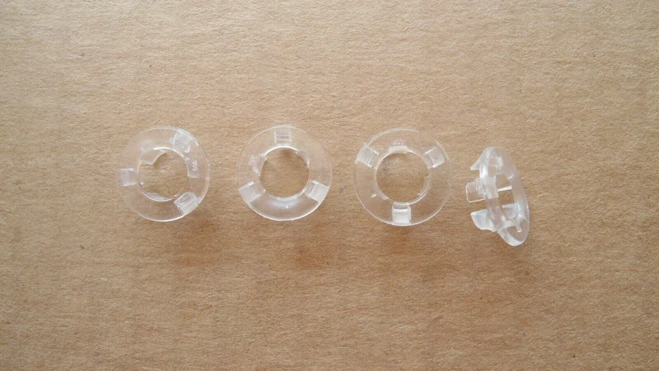 4 VINTAGE DOOR LOCK KNOB NOS GROMMETS! FITS CLASSIC VEHICLES - CAR PICKUP ETC - Image 1 of 1