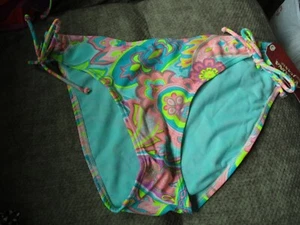 Arizona Adjustable Hipster Swim Bottoms Size XL New Msrp $28.00 Free Shipping - Picture 1 of 3