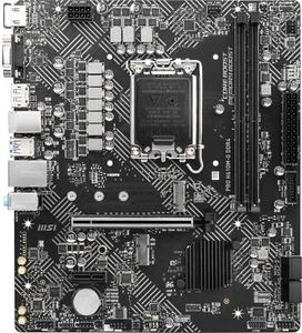 MSI PRO H610M-G DDR4 INTEL LGA1700 PCIe 4.0 SATA III 6Gb/s Micro-ATX Motherboard - Afbeelding 1 van 5