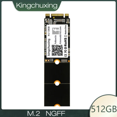 Kingchuxing M.2 NGFF SATA SSD 512GB Solid State Hard Drive HDD Desktop Laptop - Image 1 of 4