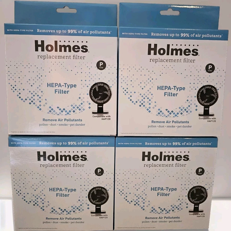 2x Holmes Hepa-type P Replacement Filter Compatible With Hap120 Purifier