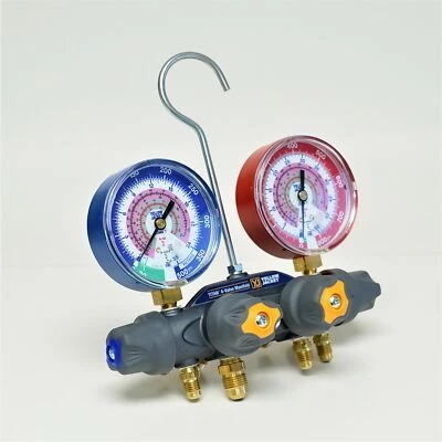 Yellow Jacket 49962 TITAN 4-Valve Test and Charging Manifold for R32/R410A - Image 1 of 4
