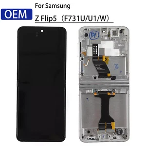Para Samsung Galaxy Z Flip5 F731U/U1/W OLED LCD Pantalla Repuesto + Blanco - Imagen 1 de 8