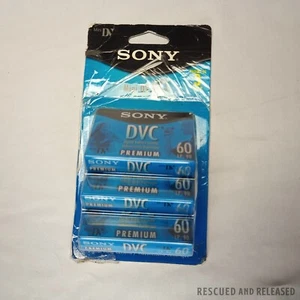 Sony DVM60PRR Premium MiniDV 60min LP: 90 Digital Video Cassette x3 - Picture 1 of 2