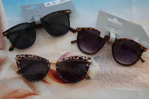 3 Sonnenbrillen Damen Retro Sonnenbrillen Sunglasses Total UV Schutz C18 - Bild 1 von 1