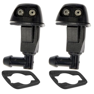 Set 2 Windshield Washer Nozzle Front Dual Holes Fits: Honda Civic 1998-2000 - Image 1 of 4