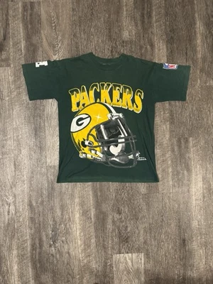 Camiseta gráfica Green Bay Packers vintage años 90 talla XL Foto 1 de 4