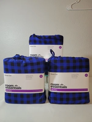 Room Essentials Microfiber Sheet Set - Twin/XL Twin. Set Of 3 - NEW - Image 1 of 4