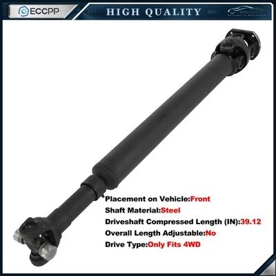 Árbol de transmisión delantero ECCPP para Ford Excursion 2000-2005 V10 V8 938-063 4x4 65-9302 Foto 1 de 4