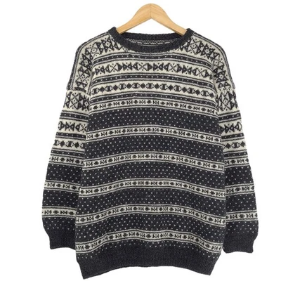 Vintage Nordic Sweater Norway Casual Fair Isle Wool Women Vh8 Size XL - Image 1 of 4