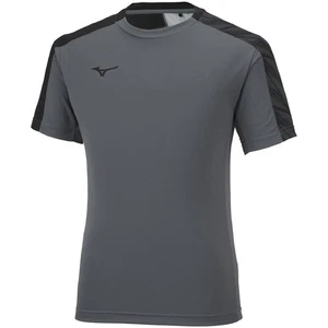Mizuno Soccer Wear Solar Cut Print Field Shirt P2MA2045 Cass Charcoal S 274 - Picture 1 of 3