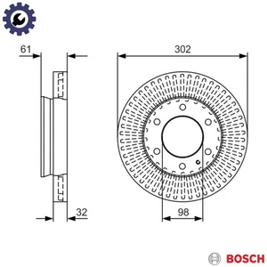2x BRAKE DISC 0 986 479 V32 FOR FORD AUSTRALIA RANGER/Platform/Chassis/Pickup - Picture 1 of 9