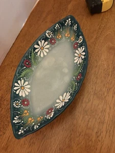 Mid Century/ Sixties Flower Power/Daisies/ 0blong Bowl /mint - Picture 1 of 8