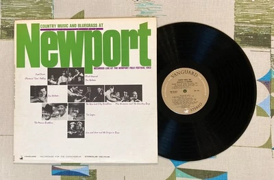 Country Music and Bluegrass at Newport 1963 VA LP Doc Watson Jim & Jesse M-/M- - Image 1 of 2