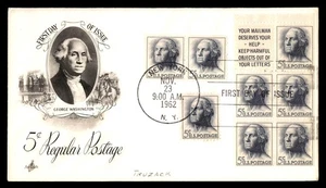 Mayfairstamps US FDC 1962 Washington Combination Art Craft FirsT Day Cover aau_0 - Picture 1 of 2