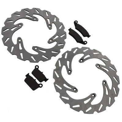 Yamaha WR250F /03-06 YZ250F Front & Rear Brake Pads and Sport Brake Rotors 03-13 - Image 1 of 3