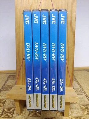 JVC DVD-RW x5 4.7GB Data 1-2x Speed Disc VD-W47BEV Brand New #1586 - Image 1 of 4