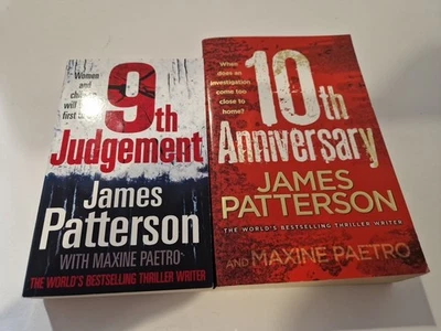 Two Paperback Books By James Patterson 9th&10th Judgment & Anniversary  - Image 1 of 3