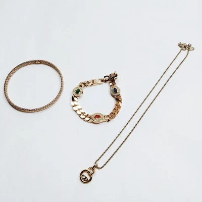 SIN TARIFA Pulsera Dior Collar 3 Set Metal Dorado 4606592 Foto 1 de 4