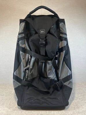 Bolsa de viaje con ruedas REI Black Explorer Expedition equipaje X-grande Foto 1 de 4