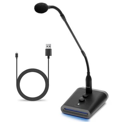 Movo GM-7 Professional 18-inch Gooseneck Microphone and USB Interface Base - Image 1 of 4
