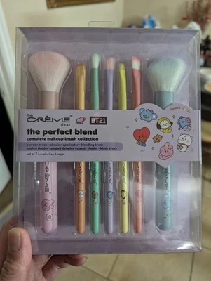 THE CREME SHOP The Creme Crème Shop,BT21 BABY Perfect Blend Brush Collection [ Set of 7 ]