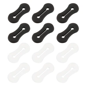 Adaptadores Gemelos, Camisas de Vestir Adaptador Puño Francés-12 Piezas (Blanco/Negro) - Imagen 1 de 6