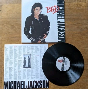 Michael Jackson BAD 12" Vinyl Record LP Album 1987 Epic 450290 Near Mint - Picture 1 of 3
