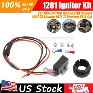 For Ford 8 CYL V8 1281 Ignition Points-to-Electronic Conversion Kit Ignitor 12V - Picture 1 of 12
