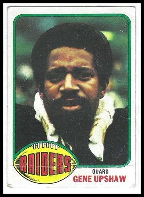 Gene Upshaw 1976 Topps #295 Oakland Raiders G/VG (cr) - Image 1 of 2