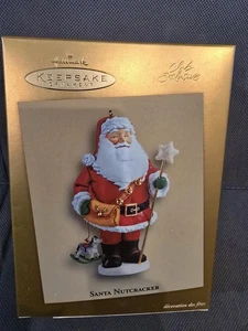 Hallmark Keepsake 2005 Santa Nutcracker Club Exclusive Christmas Ornament - Picture 1 of 1