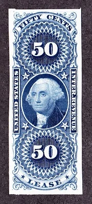 US R57P3 50c Lease Plate Proof On India Paper XF NH (-001) - Image 1 of 2