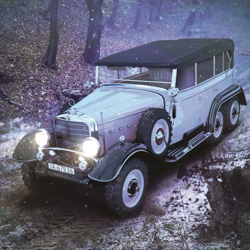 ICM 24012 - 1:24 Tipo G4 Soft Top WWII Auto Personale Tedesca - Nuovo - Immagine 1 di 1