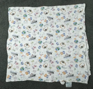 Aden Anais Travel Muslin Swaddle Blanket Unisex Vacation Tourist World Baby Ship - Picture 1 of 6