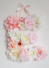 Luxury Flower Letter Nursery Decor - 40cm Baby Kids Babyshower Wedding Initial
