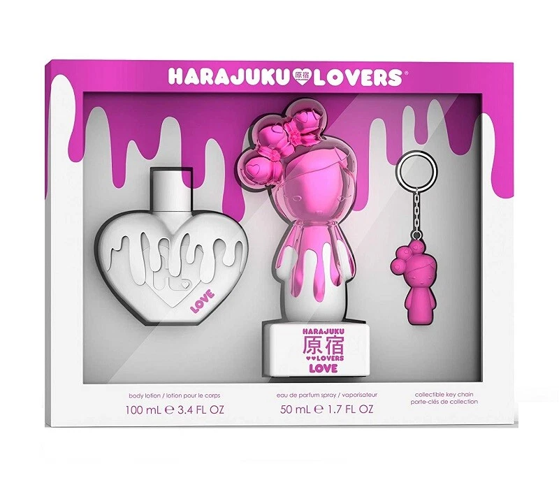 CONJUNTO DE PRESENTE FEMININO GWEN STEFANI HARAJUKU LOVERS POP ELECTRIC LOVE 1.7 EDP 3 PEÇAS NOVO - Imagem 1 de 1