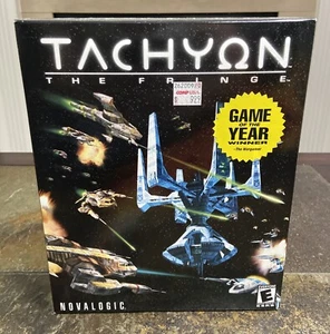 Tachyon The Fringe PC Big Box Vintage 2000 Space Combat Bruce Campbell Sealed! - Picture 1 of 8