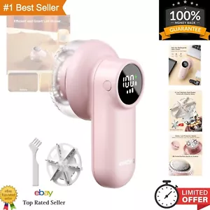 Rasoio Pink Lint efficiente con 3 impostazioni di velocità e indicatore digitale della batteria - Foto 1 di 9