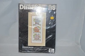 Victoriana Welcome Dimensions 3099 Stamped Cross Stitch Kit Victorian Houses - Picture 1 of 3